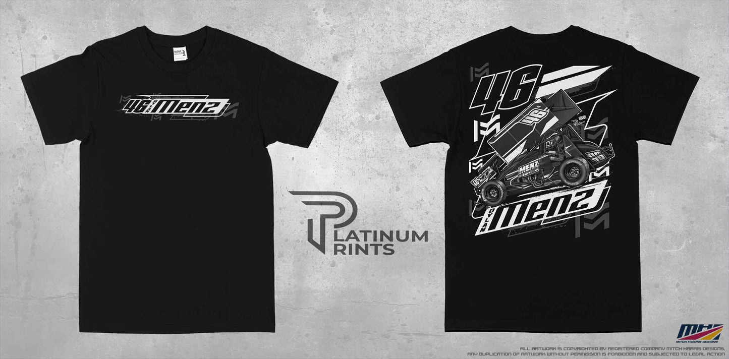 2025/26 Sprintcar shirt (Black and white)