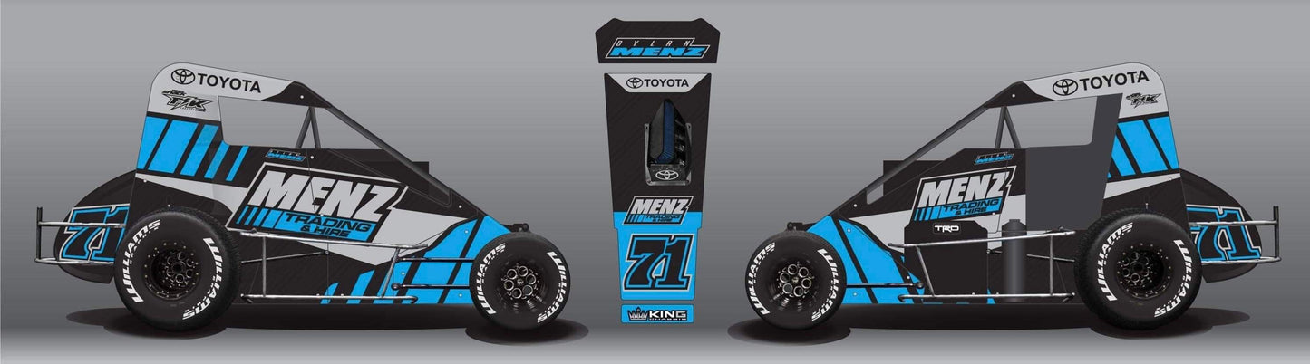 Speedcar/Midget Tee - 2022/23 season. Limited sizes